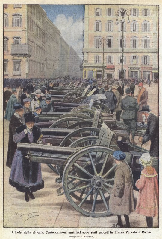 De trofeeën van de overwinning door Achille Beltrame