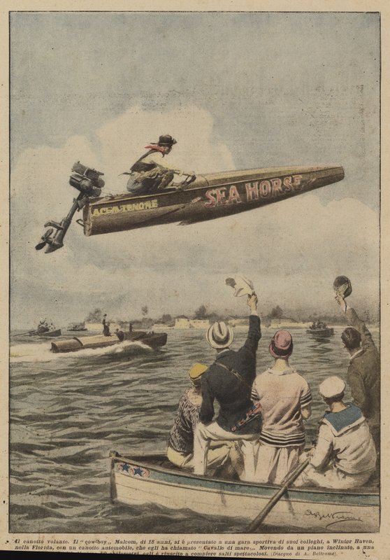 De vliegende boot door Achille Beltrame