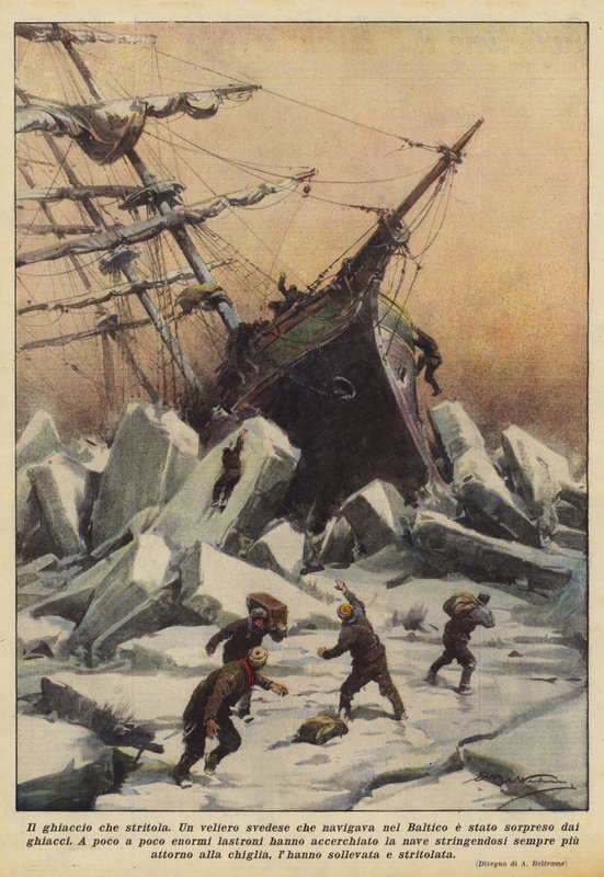 Het ijs dat verplettert door Achille Beltrame