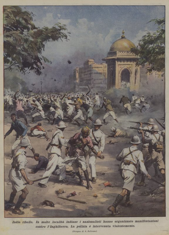 Opstandig India door Achille Beltrame