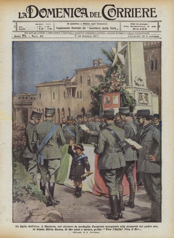 De dochter van de held door Achille Beltrame