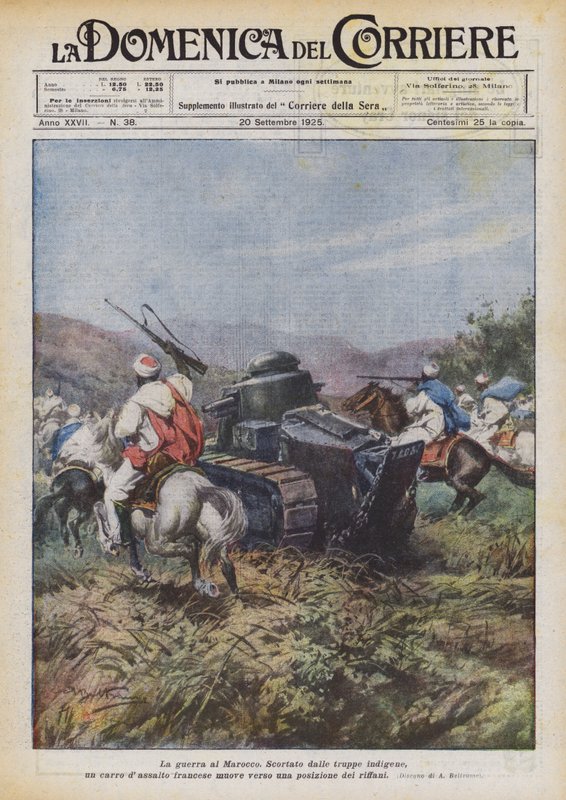 De oorlog in Marokko door Achille Beltrame
