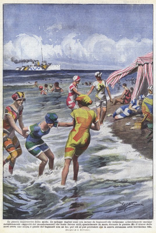 De oorlog als inspiratie voor de mode door Achille Beltrame