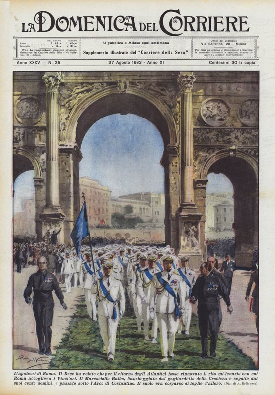 De apotheose van Rome door Achille Beltrame
