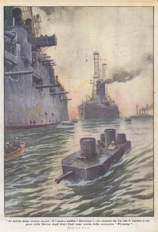 De nieuwigheden van de scheepvaarttechniek door Achille Beltrame