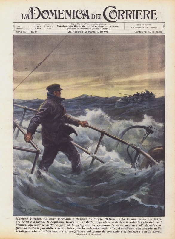 Zeemannen van Italië door Achille Beltrame