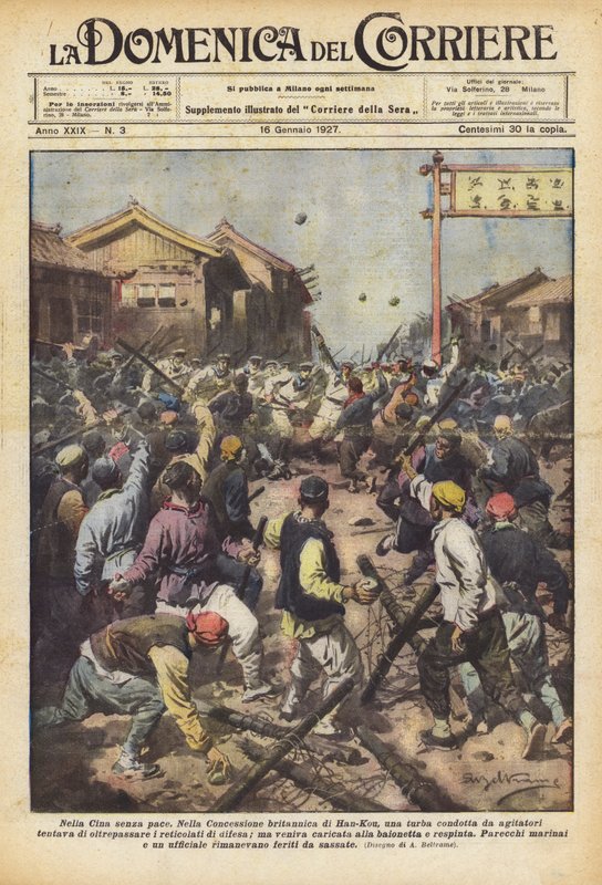 In het onrustige China door Achille Beltrame