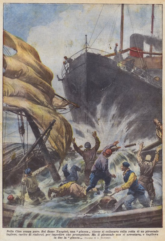 In het onrustige China door Achille Beltrame