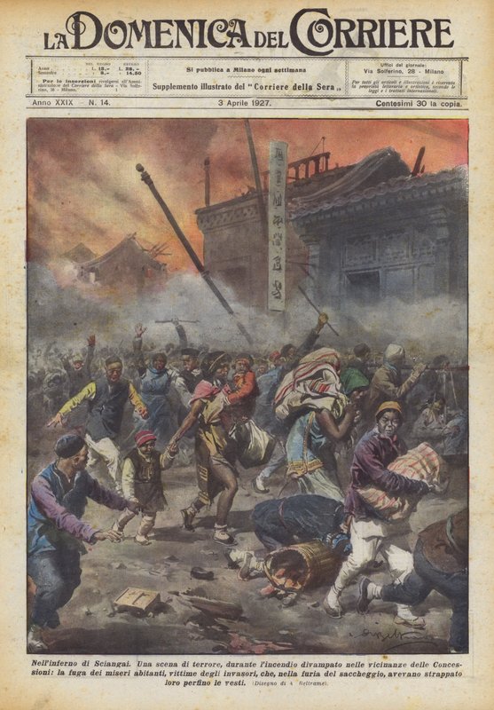 In de hel van Shanghai door Achille Beltrame
