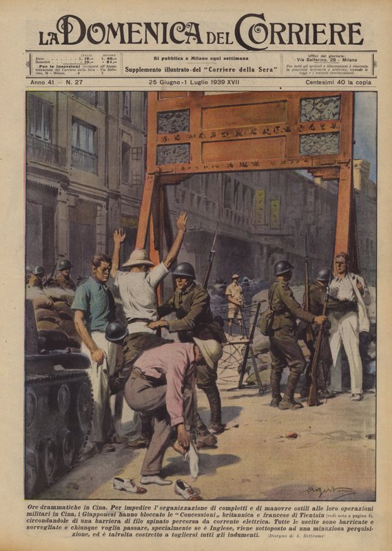 Dramatische uren in China door Achille Beltrame