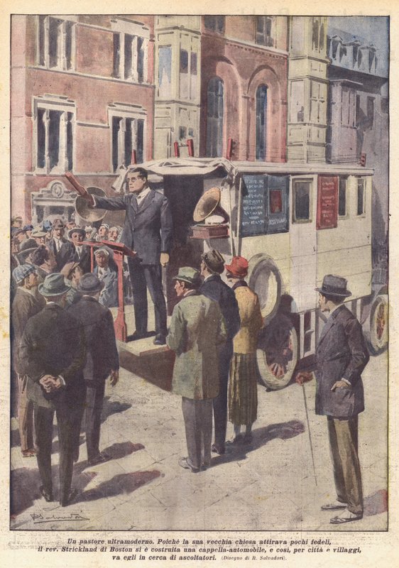 Een ultramoderne herder door Achille Beltrame