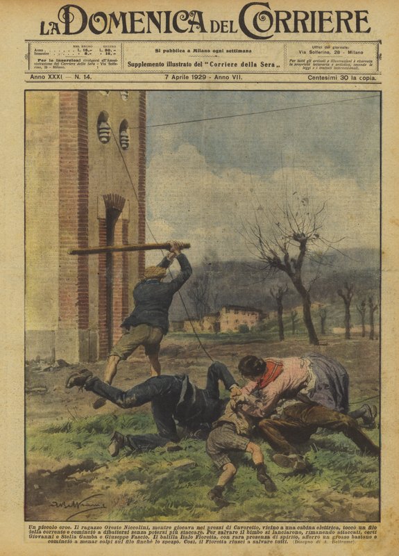 Een kleine held door Achille Beltrame