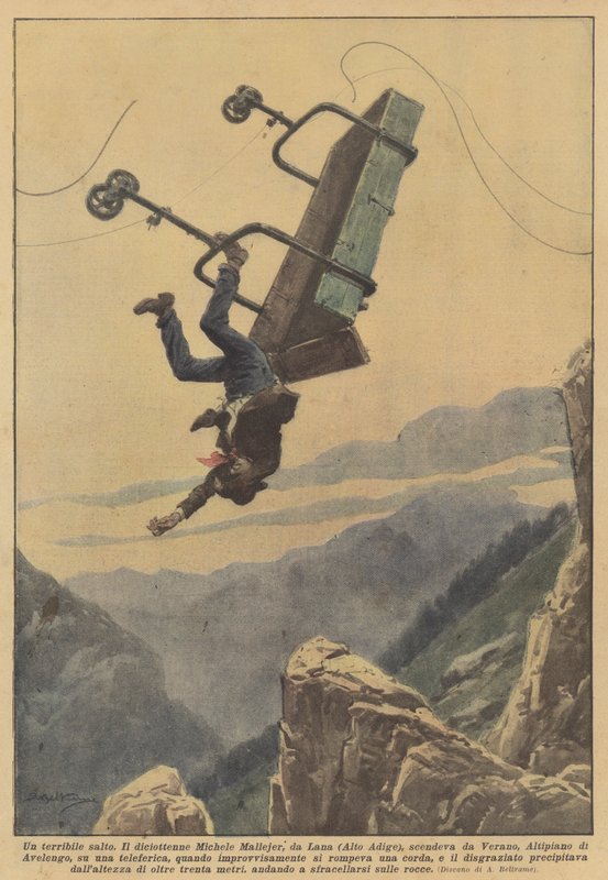 Een vreselijke sprong door Achille Beltrame