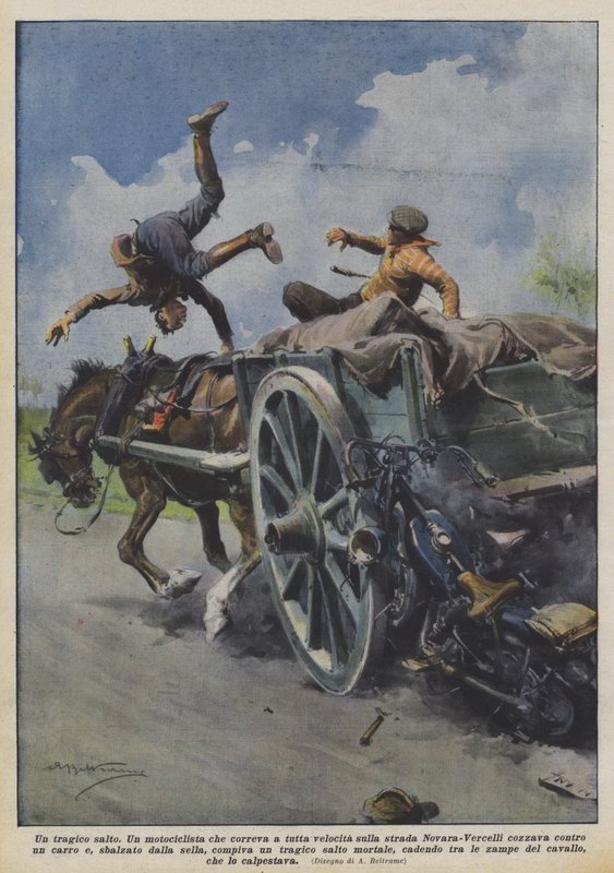 Een tragische sprong door Achille Beltrame