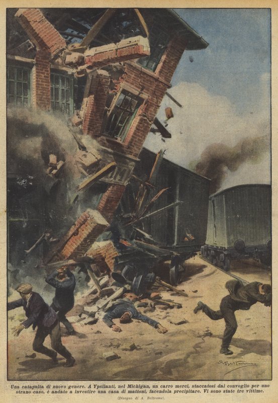 Een nieuw soort katapult door Achille Beltrame