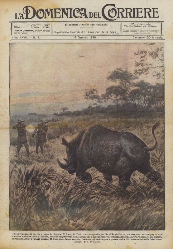Een groot jachtavontuur in Afrika door Achille Beltrame