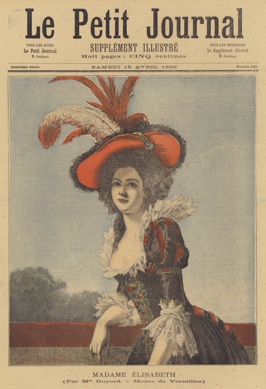 Madame Elisabeth door Adelaide Labille Guiard