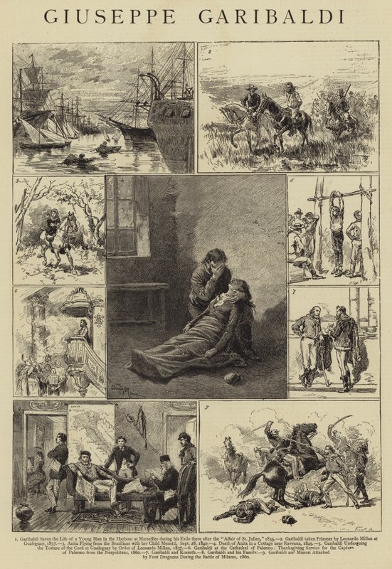 Giuseppe Garibaldi door Adrien Emmanuel Marie