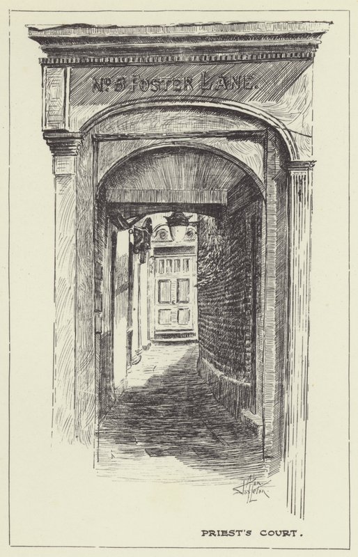 Priests Court door Alan Stapleton