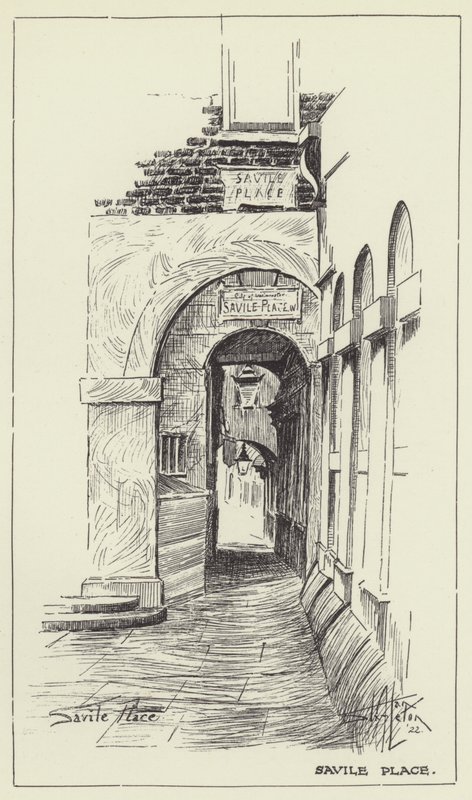 Savile Place door Alan Stapleton