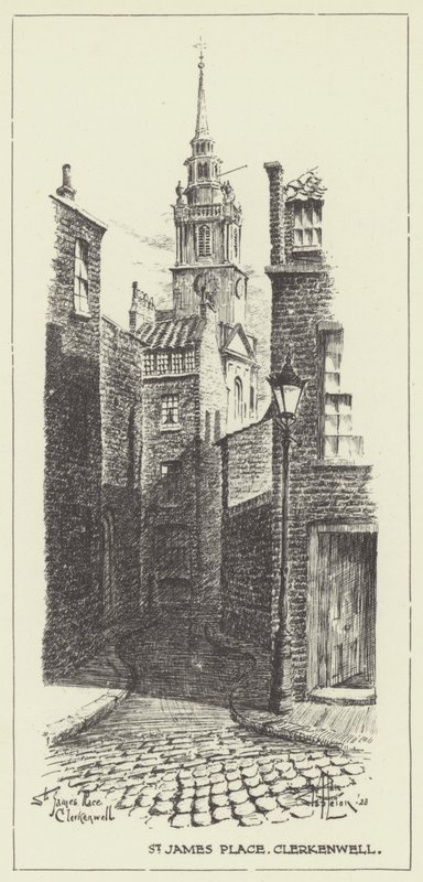 St James Place, Clerkenwell door Alan Stapleton