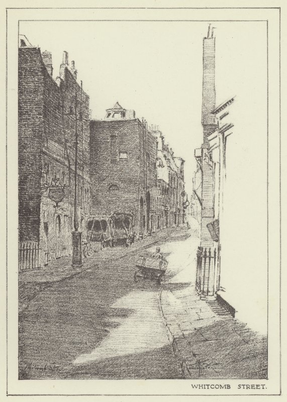Whitcomb Street door Alan Stapleton