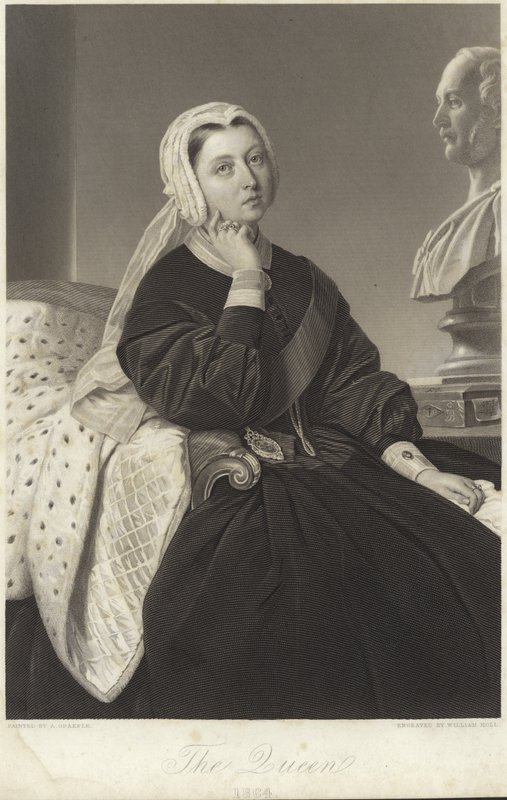 Portret van Koningin Victoria door Albert Graefle