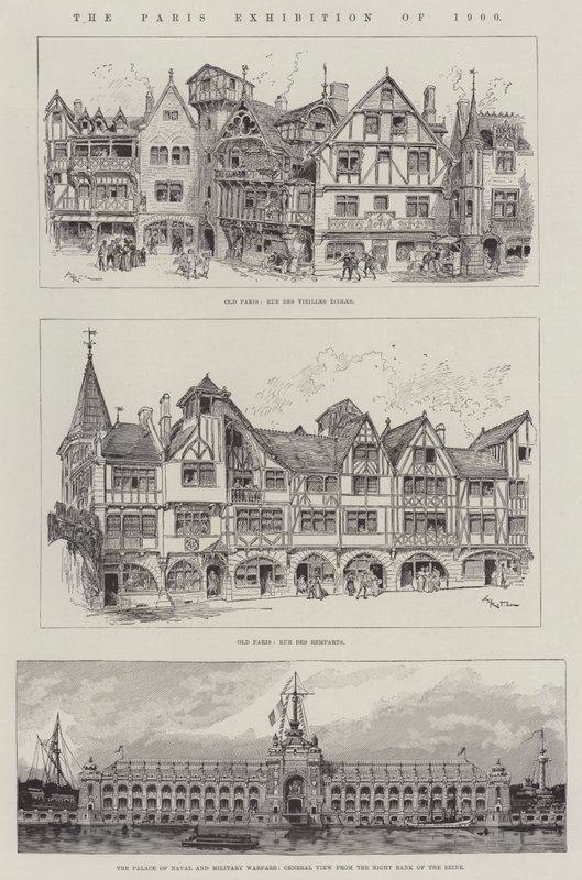 De Parijse tentoonstelling van 1900 door Albert Robida
