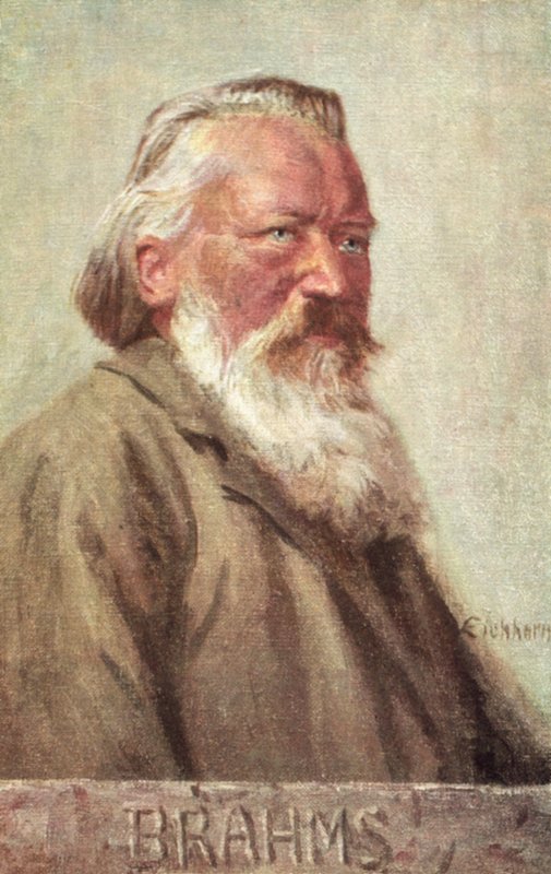 Johannes Brahms door Albert Eichhorn