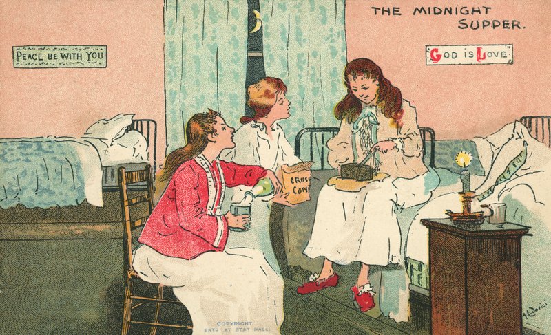 Het Middernacht Diner door Albert Jnr. Ludovici