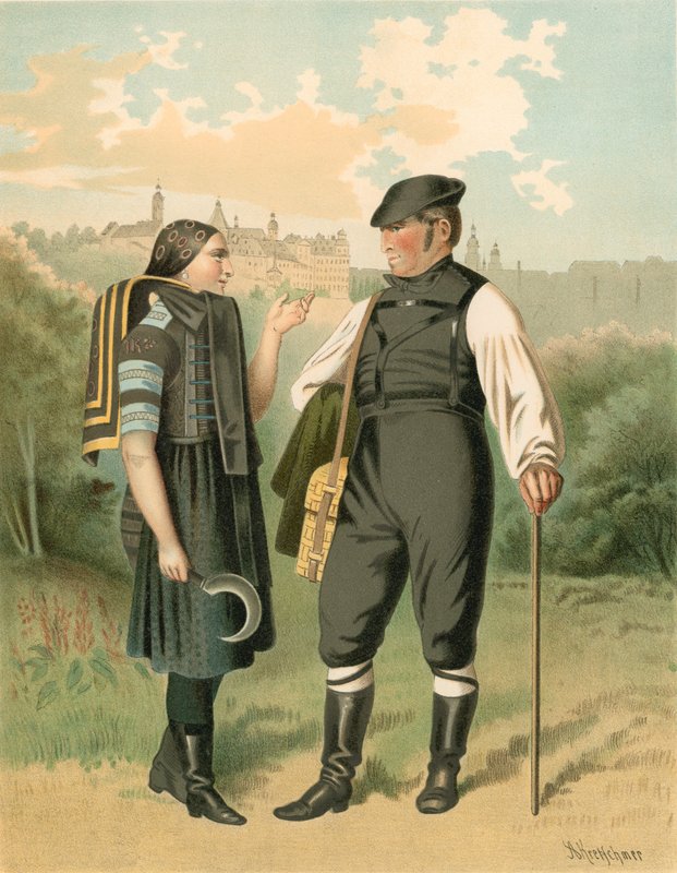 Duitse kleding, Allenburg door Albert Kretschmer