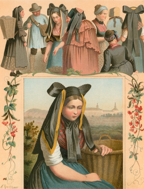 Duitse kleding, Thüringen door Albert Kretschmer