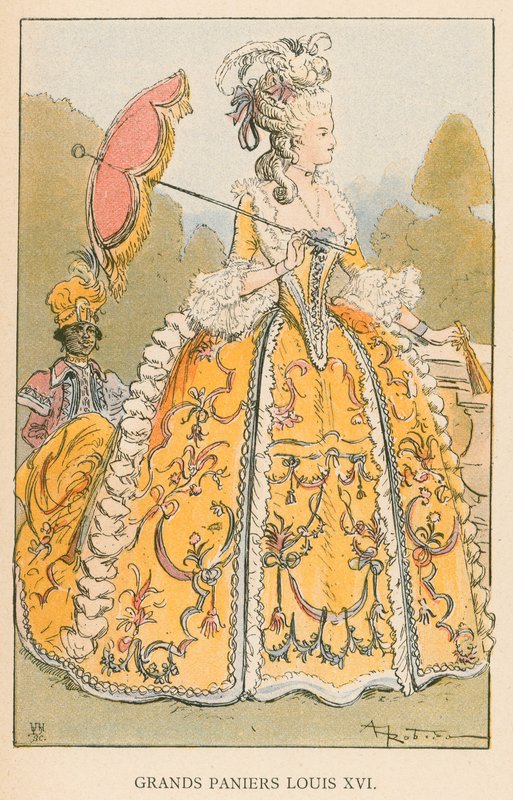 Grote manden Louis XVI door Albert Robida
