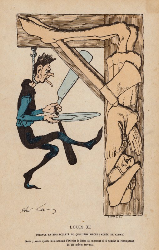 Lodewijk XI, Koning van Frankrijk door Albert Robida