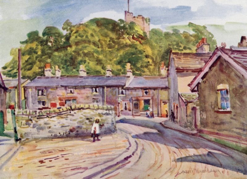 Clitheroe Castle door Albert Woods