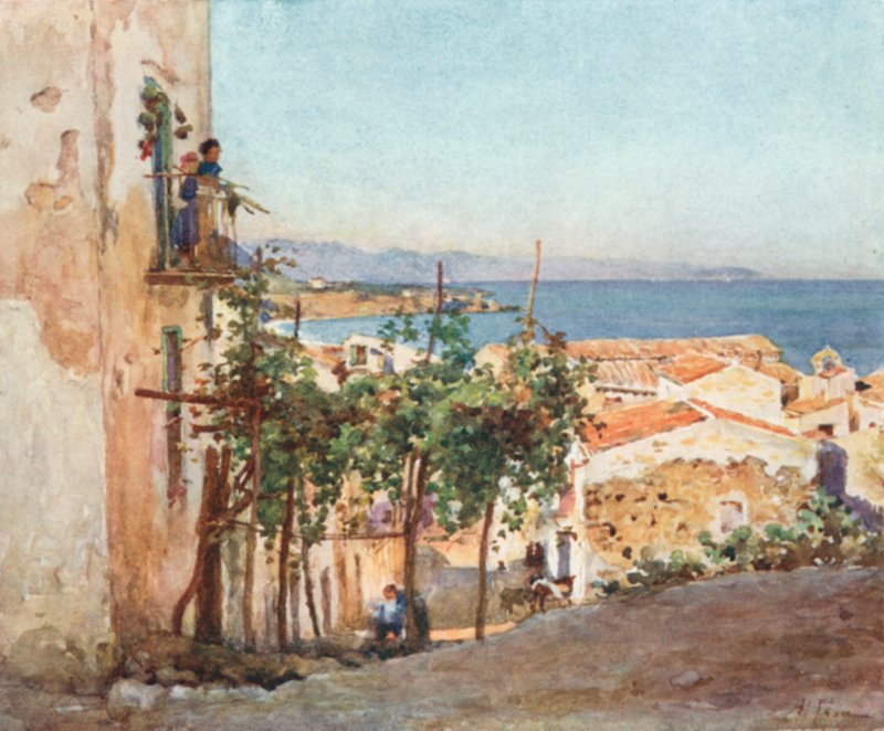 Straat in Cefalu door Alberto Pisa