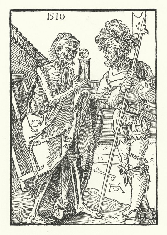 De Dood en de Soldaat door Albrecht Dürer