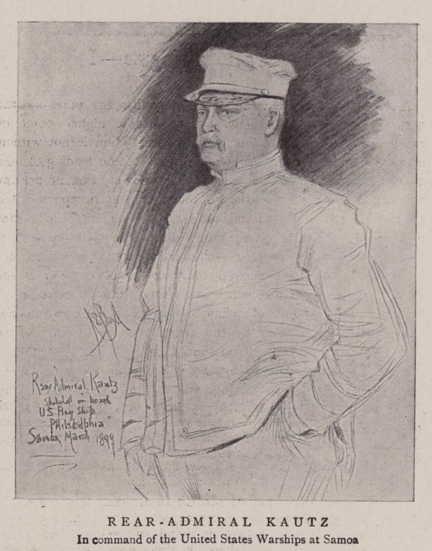 Vice-admiraal Kautz door Alexander Stuart Boyd