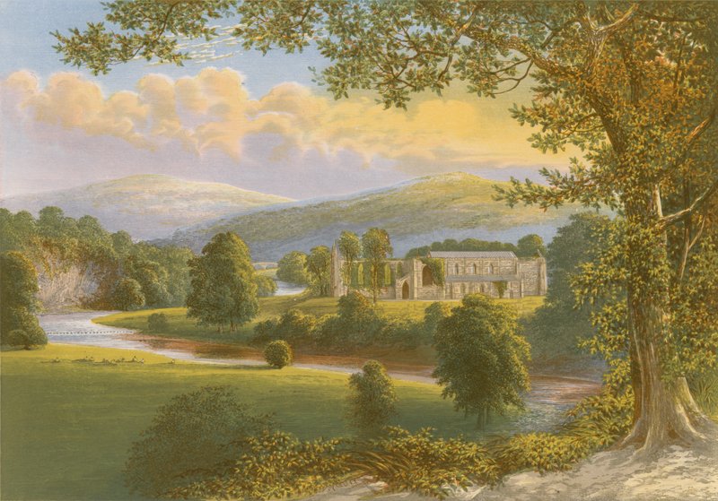 Bolton Priory door Alexander Francis Lydon