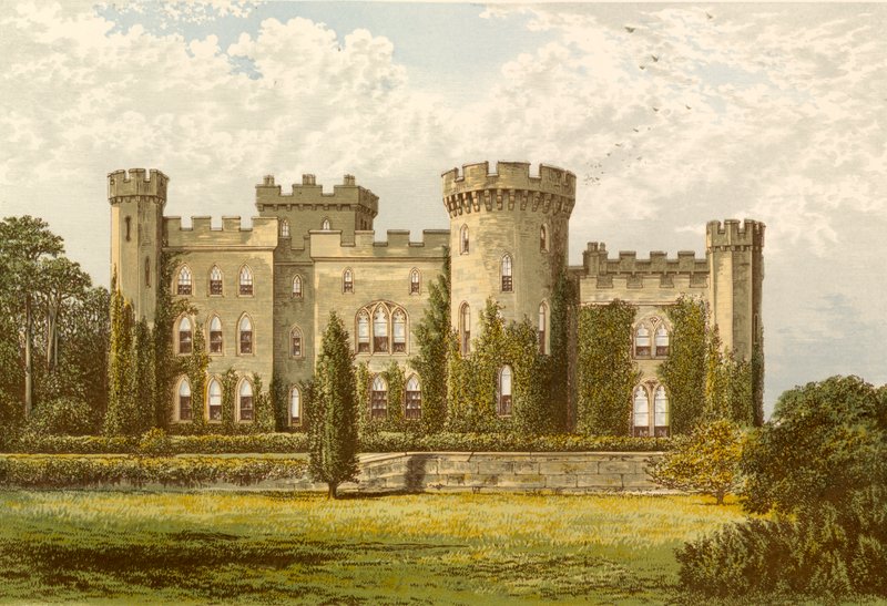 Cholmondeley Kasteel door Alexander Francis Lydon