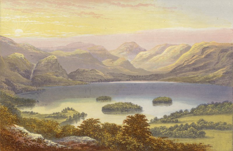 Derwentwater door Alexander Francis Lydon