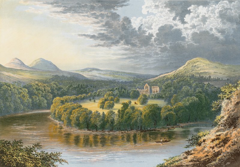 Dryburgh Abdij door Alexander Francis Lydon