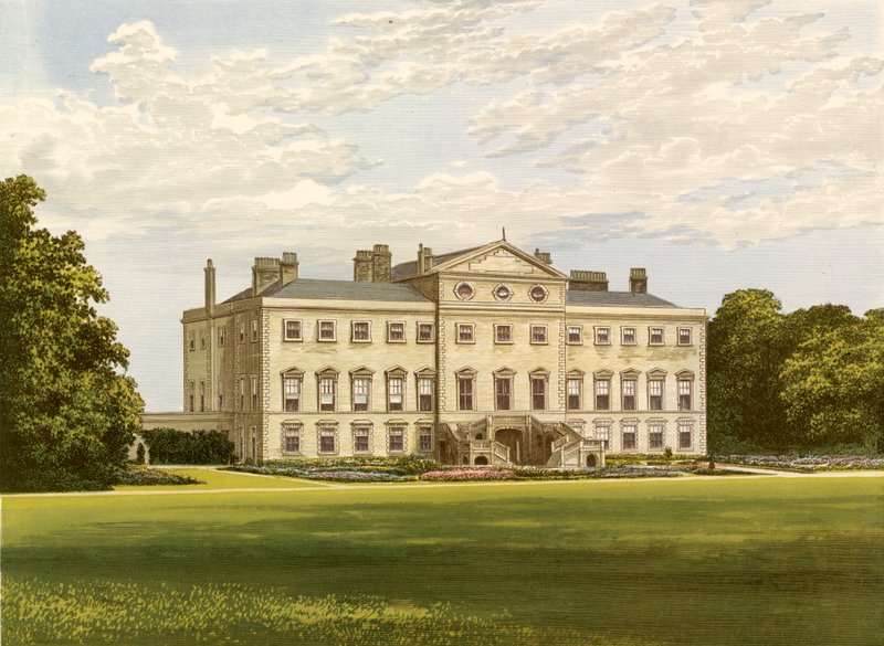 Lathom House door Alexander Francis Lydon