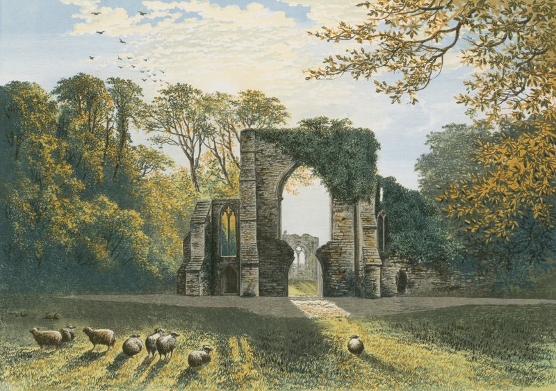 Netley Abbey door Alexander Francis Lydon