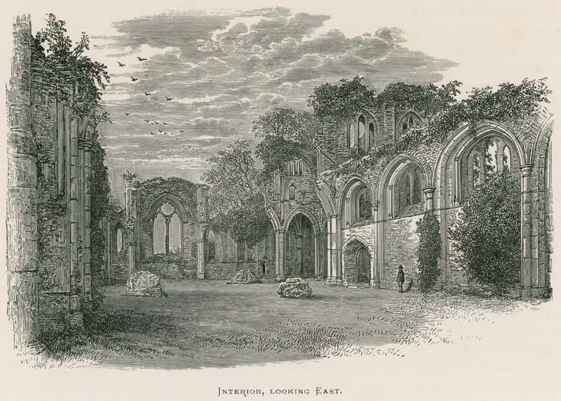 Netley Abbey, Interieur, kijkend naar het Oosten door Alexander Francis Lydon