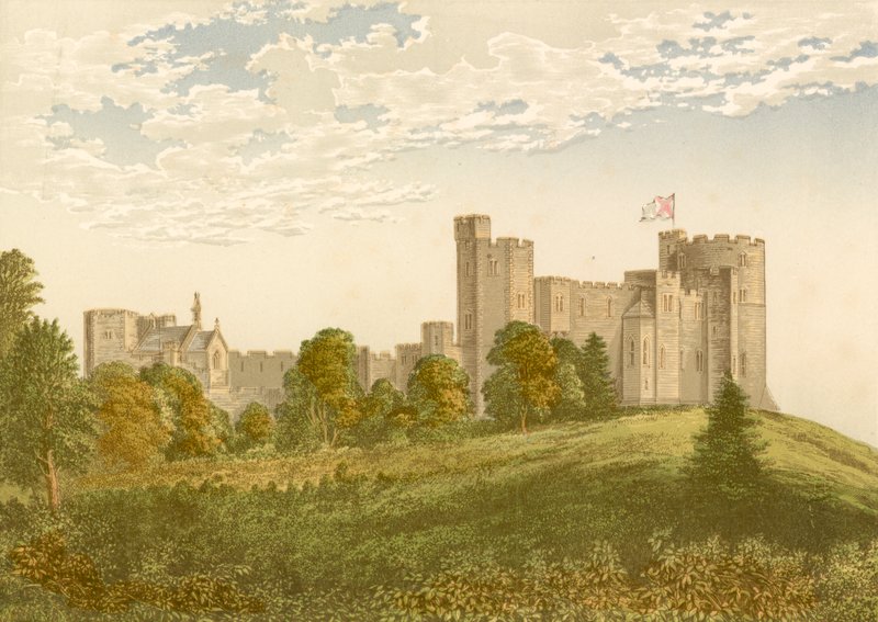 Peckforton Kasteel door Alexander Francis Lydon