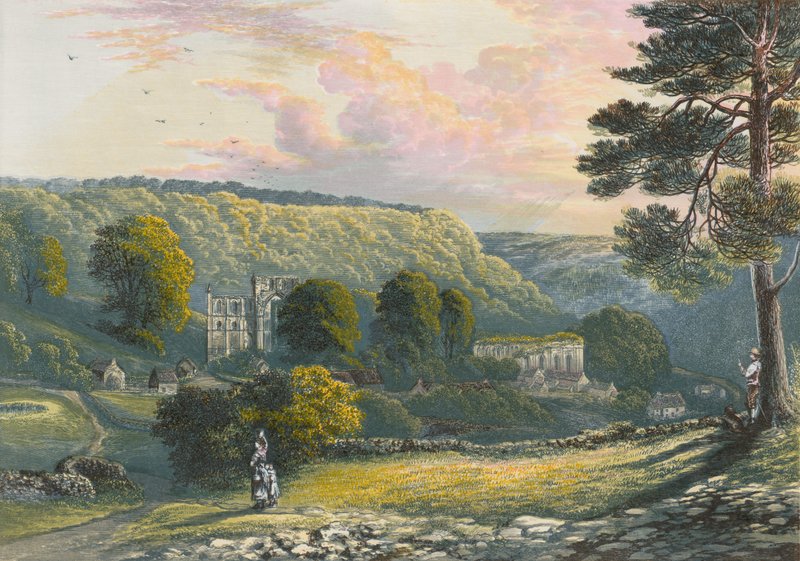 Abdij van Rievaulx door Alexander Francis Lydon