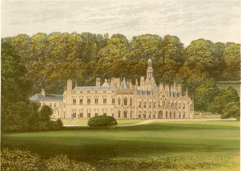 Shelton Abbey door Alexander Francis Lydon