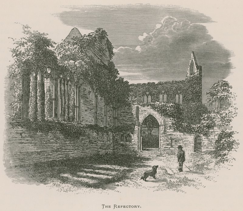 Tintern Abbey, De Refter door Alexander Francis Lydon