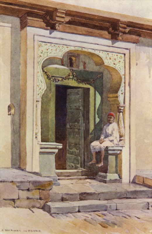 Een Deur, Poona door Alexander Henry Hallam Murray